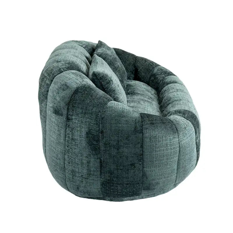 Modern 59 Chenille Loveseat Chaise Lounge Chair