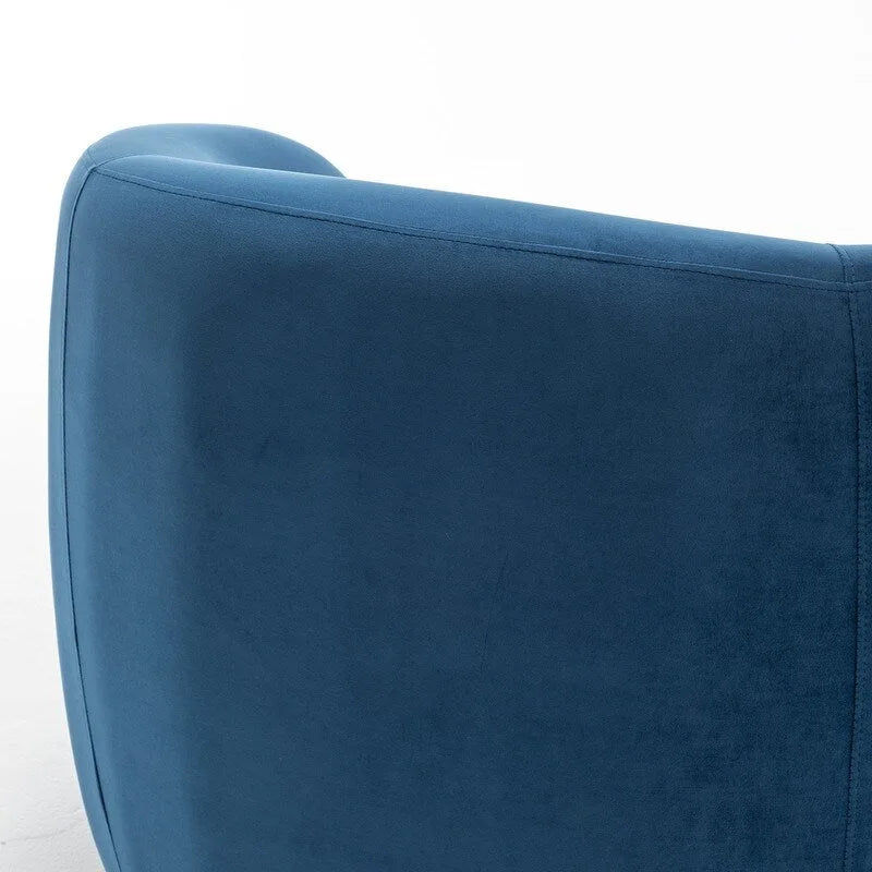 Modern Glam Velvet Upholstered 360 Degree Swivel Accent Armchair