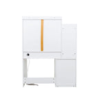 Makeup Vanity Desk with Lighted Mirror and 5 Drawers