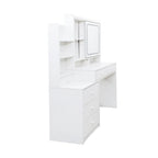 Makeup Vanity Desk with Lighted Mirror and 5 Drawers