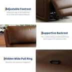 Manual Recliner with 360 Swivel, Rocking and Ergonomic Backrest