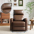 Manual Recliner with 360 Swivel, Rocking and Ergonomic Backrest