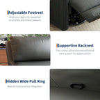 Manual Recliner with 360 Swivel, Rocking and Ergonomic Backrest