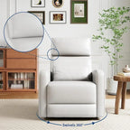 Manual Recliner with 360 Swivel, Rocking and Ergonomic Backrest