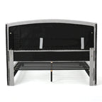 Cama de Plataforma King Estofada com Cabeceira Capitonada