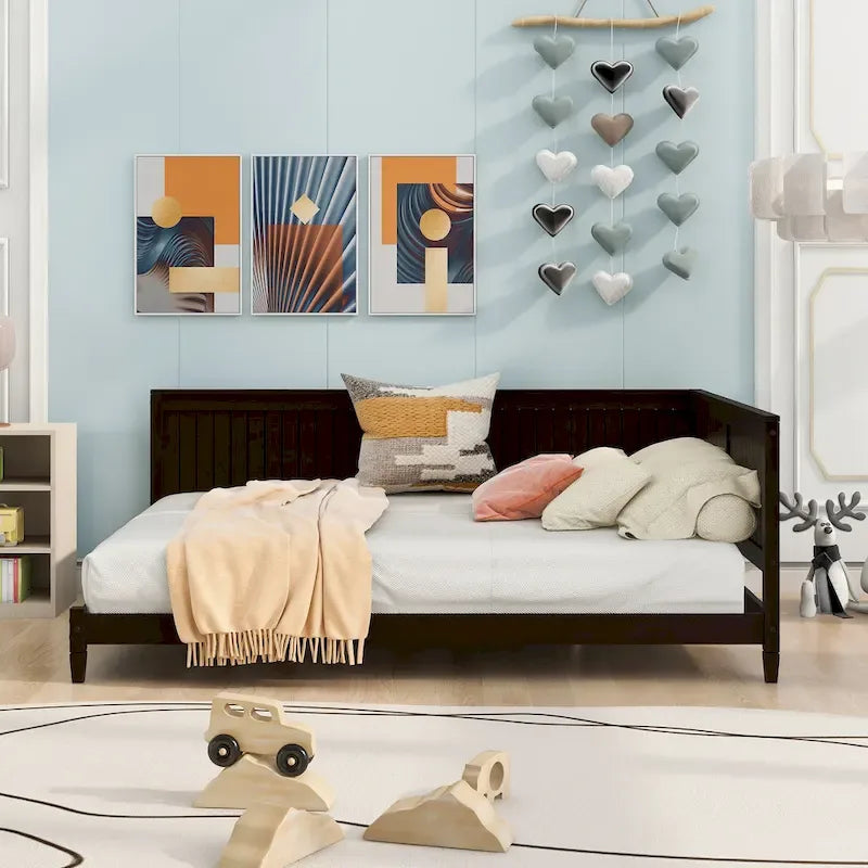 Espresso Full Size Wood Daybed