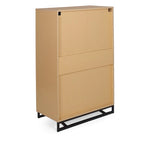 5 Drawer Dresser with Iron Base and Ample Storage