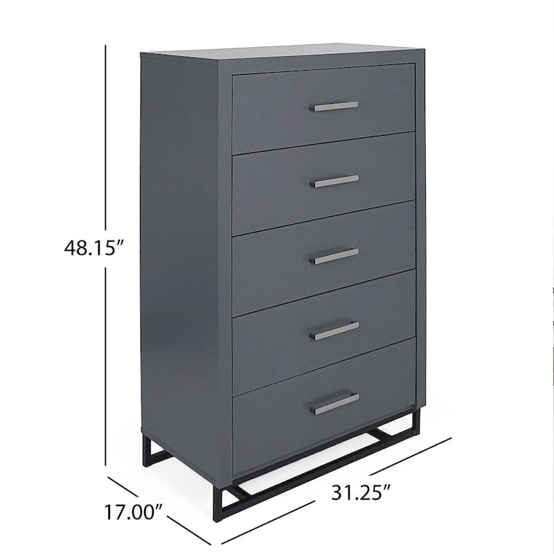 Beeson 5 Drawer Dresser