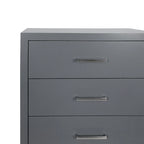 5 Drawer Dresser with Iron Base and Ample Storage