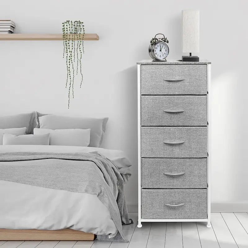Dresser Storage Tower, Organizer for Closet, Tall Dresser for Bedroom