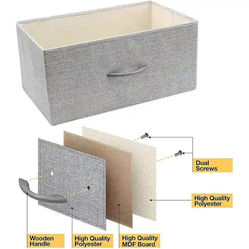 Dresser Storage Tower, Organizer for Closet, Tall Dresser for Bedroom