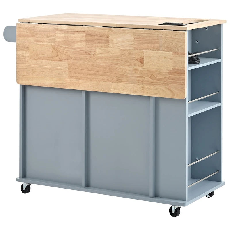 Kitchen Island with Power Outlet