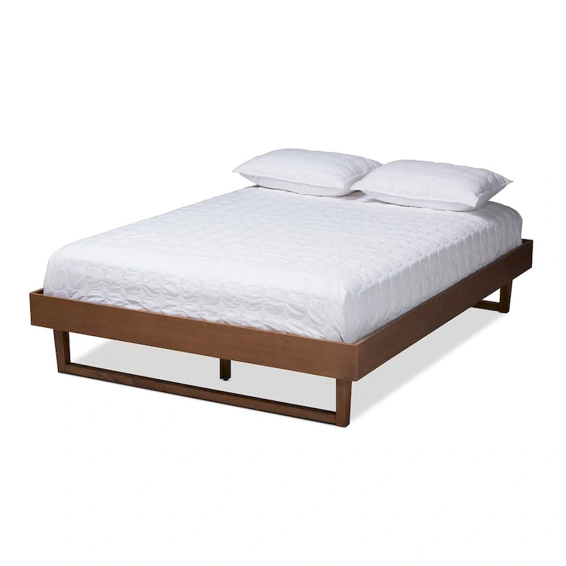 Ulvsta Mid-century Platform Bed Frame