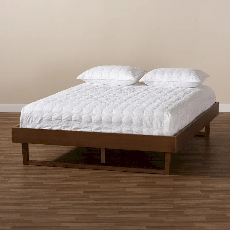 Ulvsta Mid-century Platform Bed Frame