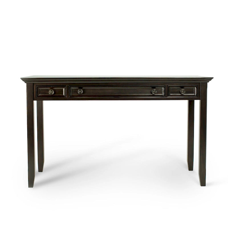 SOLID WOOD Transitional 54 inch Wide Desk in Hickory Brown