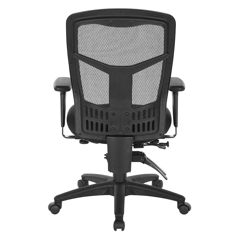 Black Breathable Fixed Back Office Chair