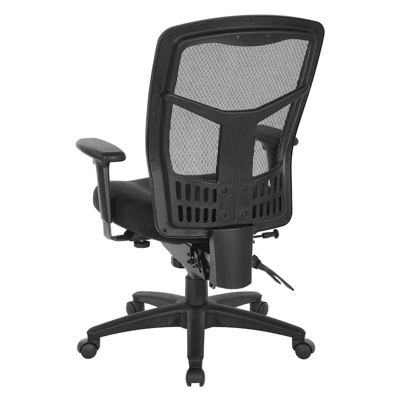 Black Breathable Fixed Back Office Chair