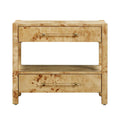 Brandyss Wooden 2 Drawer Nightstand