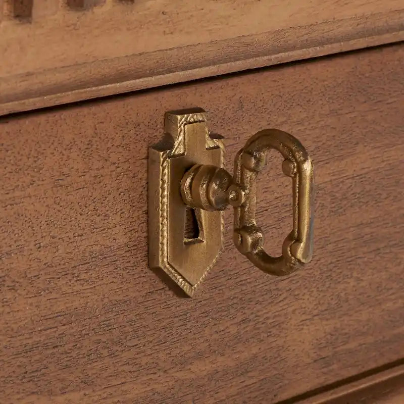 3-Drawer Wood Nightstand