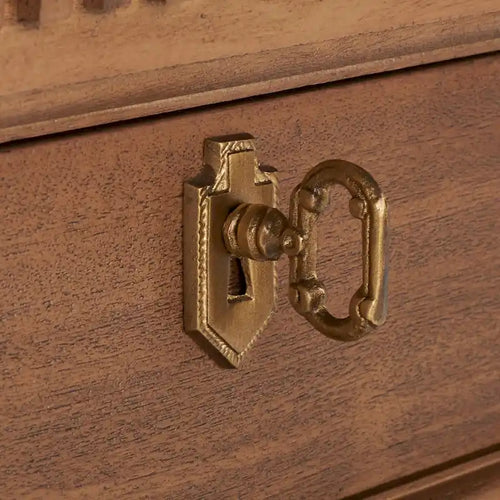 3-Drawer Wood Nightstand