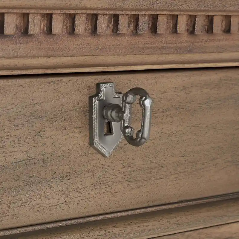 3-Drawer Wood Nightstand