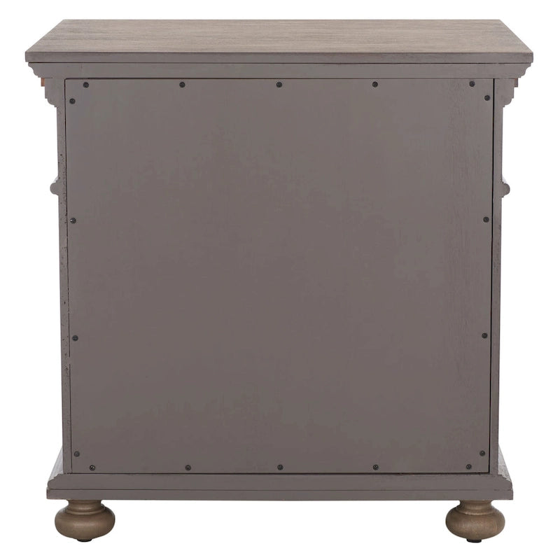 3-Drawer Wood Nightstand