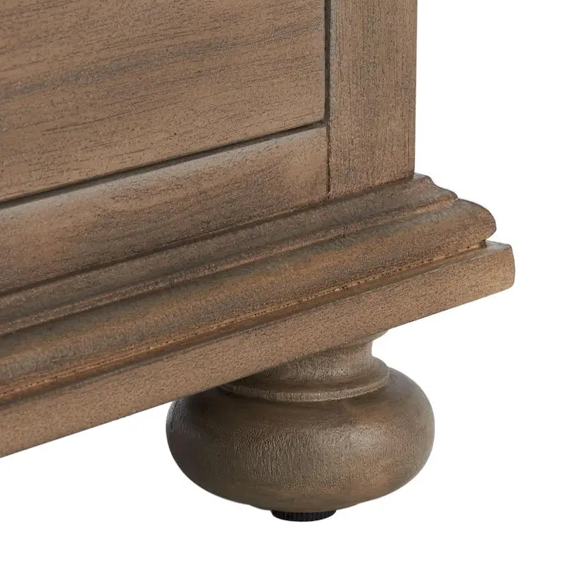 3-Drawer Wood Nightstand