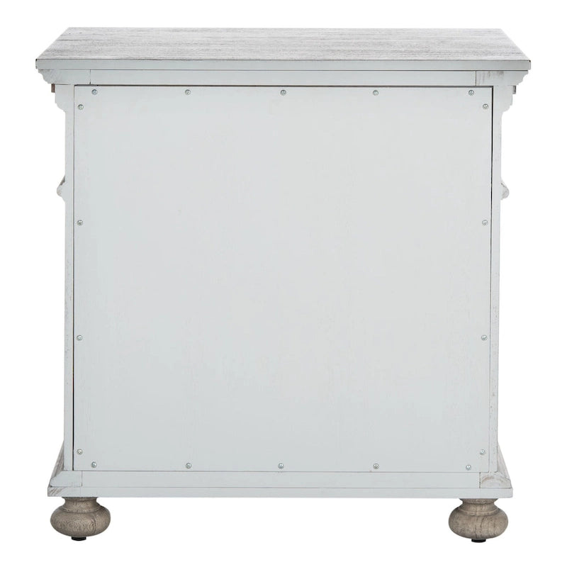 3-Drawer Wood Nightstand
