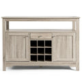 Transitional Buffet Server Sideboard with Wine Storage - 45.5 x 16 x 31.5 (L x W x H)