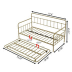Divã Metálico com Cama Auxiliar e Estrado com Redução de Ruído