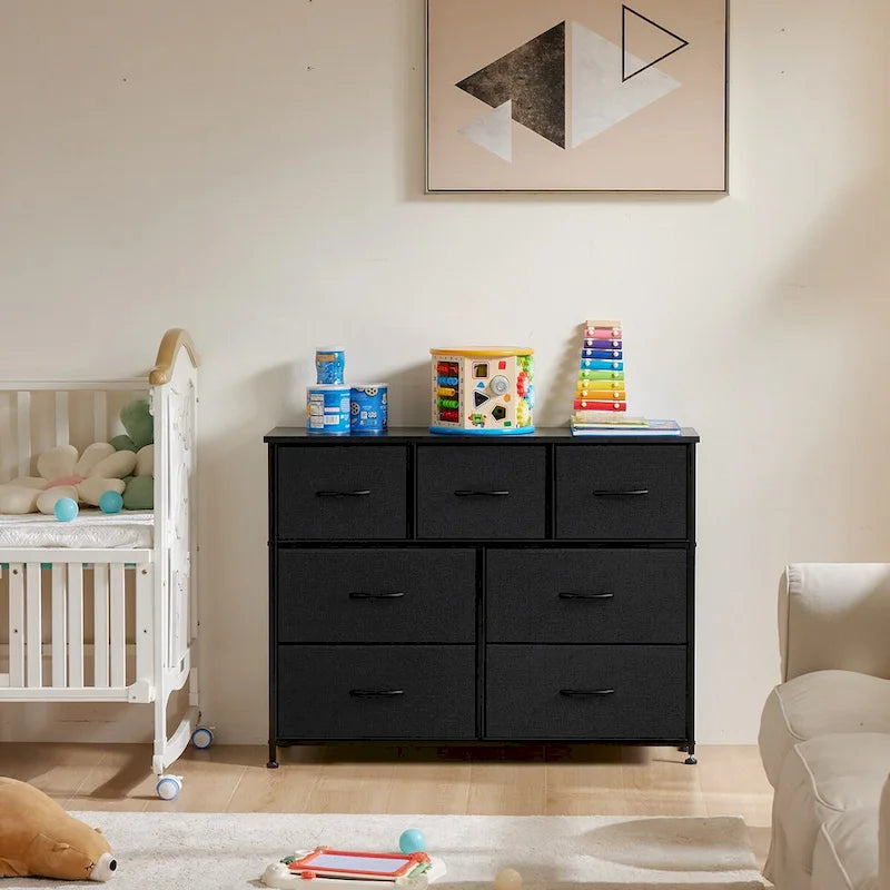 7 Storage Spaces, Assembled Wardrobe Lockers, Bedroom Furniture Lockers