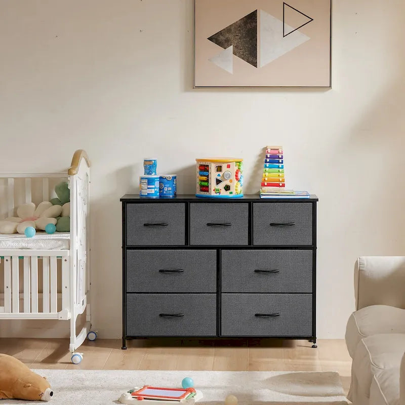7 Storage Spaces, Assembled Wardrobe Lockers, Bedroom Furniture Lockers