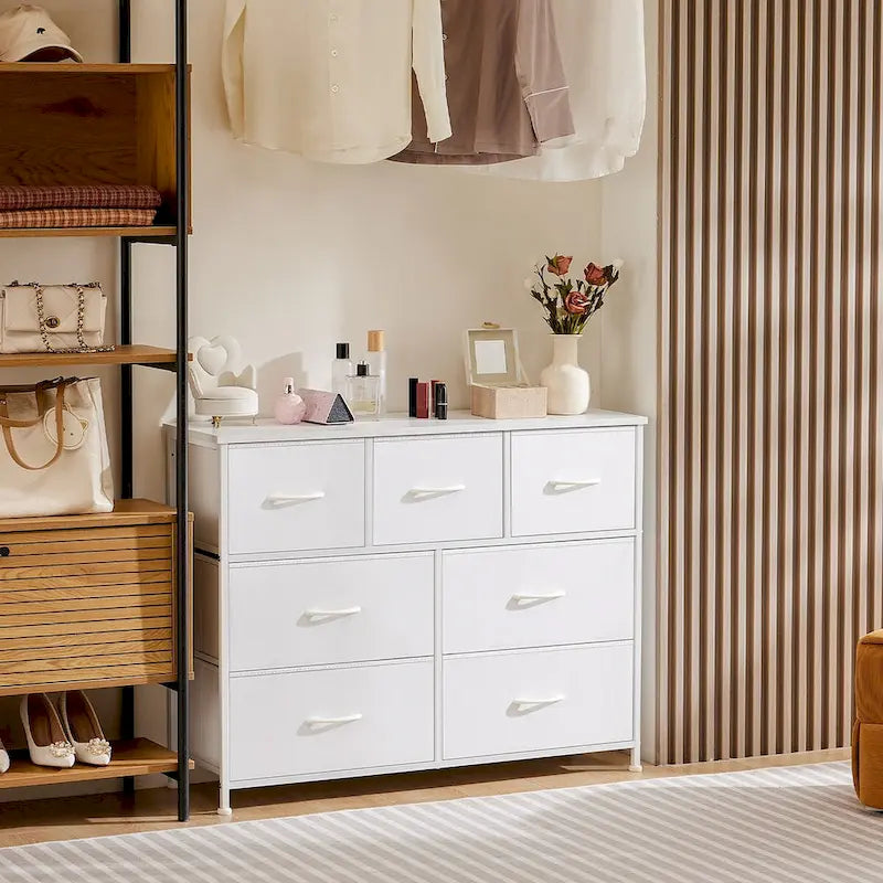 7 Storage Spaces, Assembled Wardrobe Lockers, Bedroom Furniture Lockers
