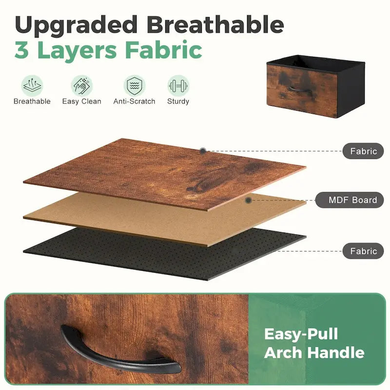 7 Storage Spaces, Assembled Wardrobe Lockers, Bedroom Furniture Lockers