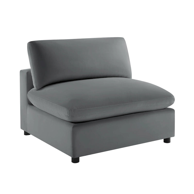 Armless Slipper Accent Chair