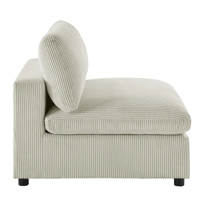 Armless Slipper Accent Chair