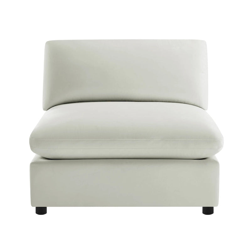 Armless Slipper Accent Chair