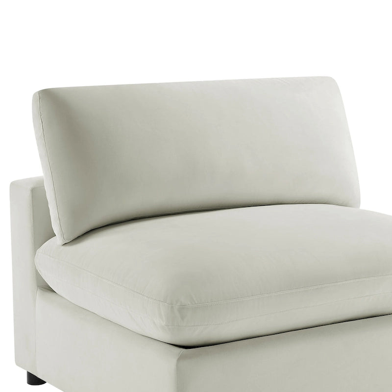 Armless Slipper Accent Chair
