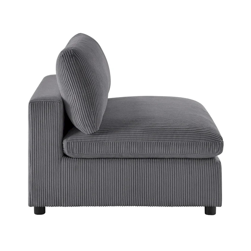 Armless Slipper Accent Chair