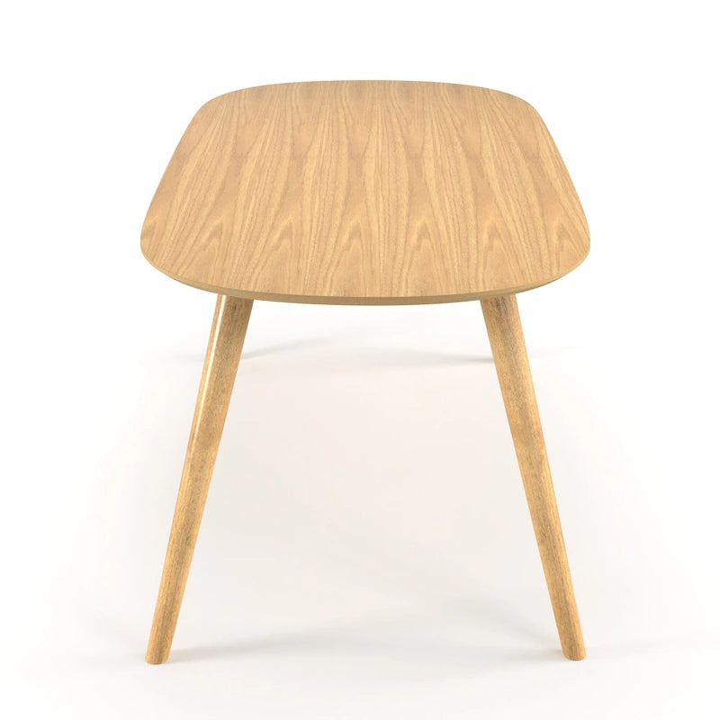 Natural Finished Rectangular Dining Table