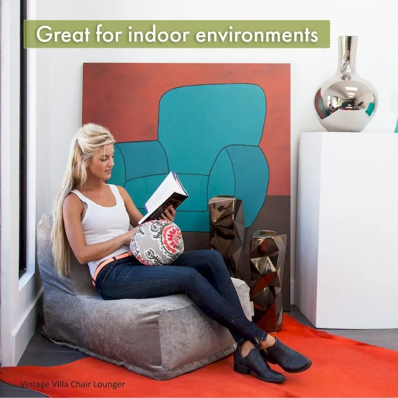 Indoor Links Bean Bag Chair Lounger 36 in L x 27 in W x 24 in H