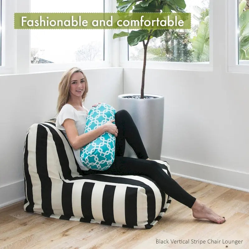 Indoor Links Bean Bag Chair Lounger 36 in L x 27 in W x 24 in H
