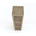Teak Multi-Tier Shelving Unit for Bath or Any Room