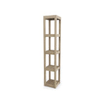 Teak Multi-Tier Shelving Unit for Bath or Any Room