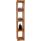 Teak Multi-Tier Shelving Unit for Bath or Any Room